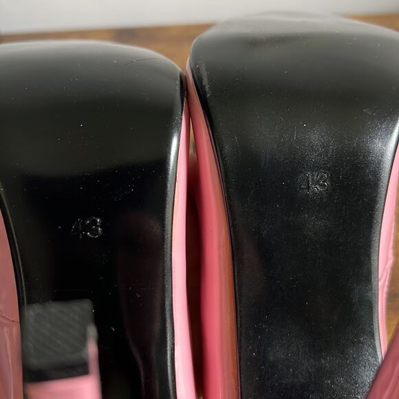 BFDC Pink Patent Rounded Toe Strap 5” High Heels - Picture 11 of 13